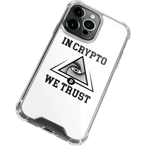 In Crypto We Trust iPhone 13 Pro Max Clear Case